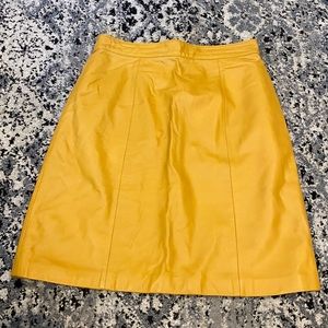 Vintage Bermans Leather Skirt sz 6
